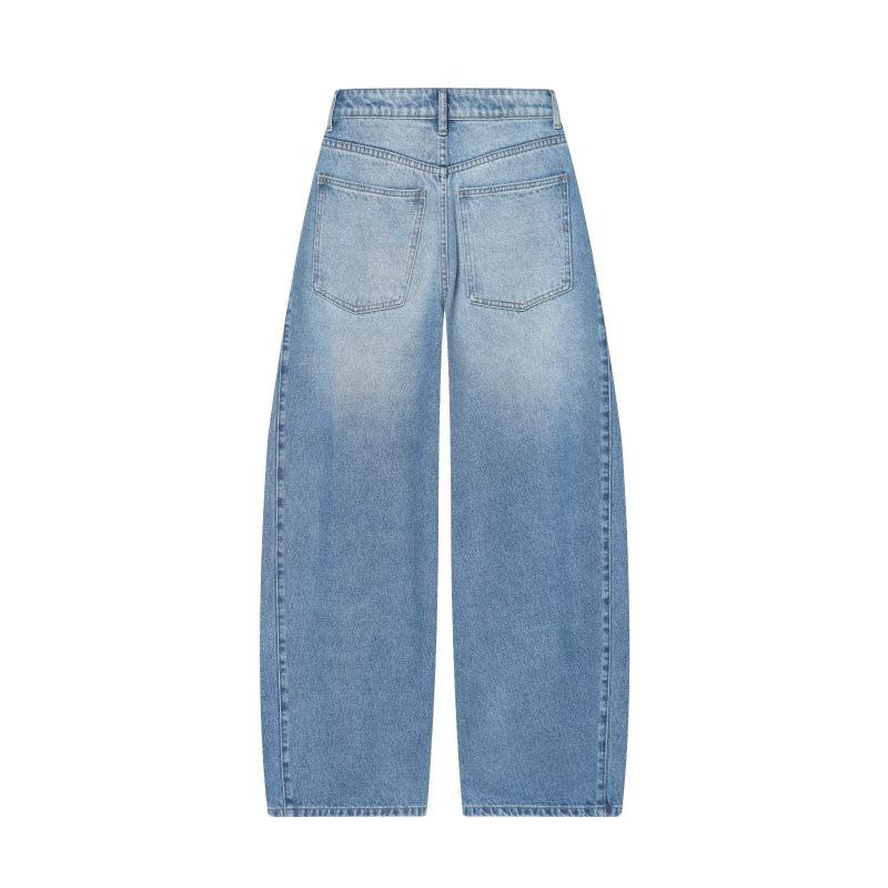 European & American Women's High-Waisted Loose Balloon Jeans - Trendy INS Style