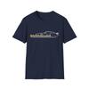 T-shirt Silhouette Voiture Muscle Classique 1970 Barracuda AAR