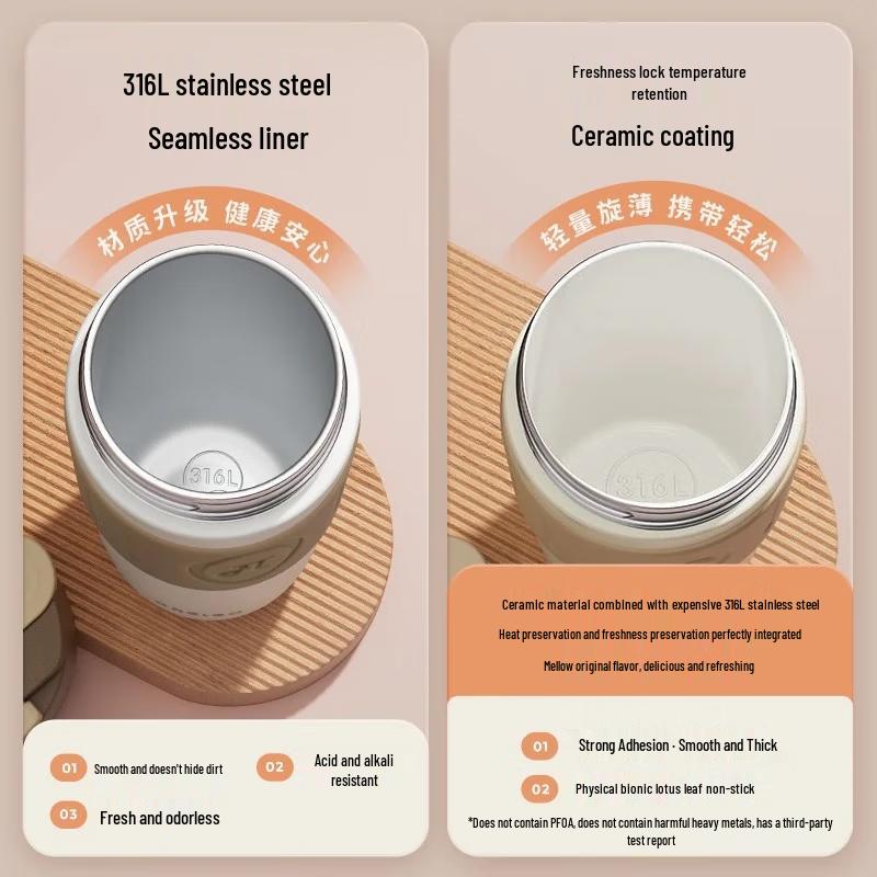 RELEA Starry Insulated Coffee Cup with Ceramic Liner