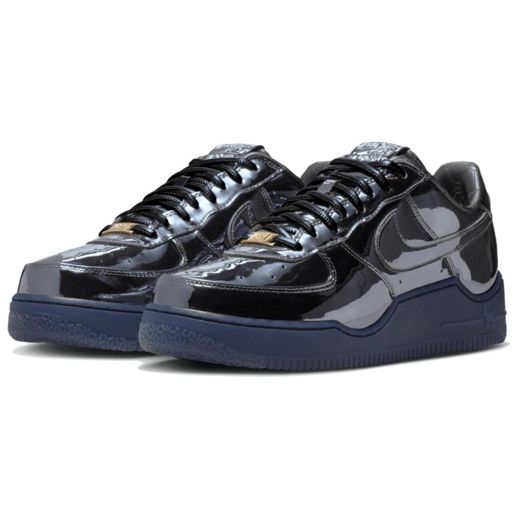 LeBron James x Nike Air Force 1 Low NYC Unisex Αθλητικά Παπούτσια Μαύρο Μεταλλικό-Χρυσό IO6129-001