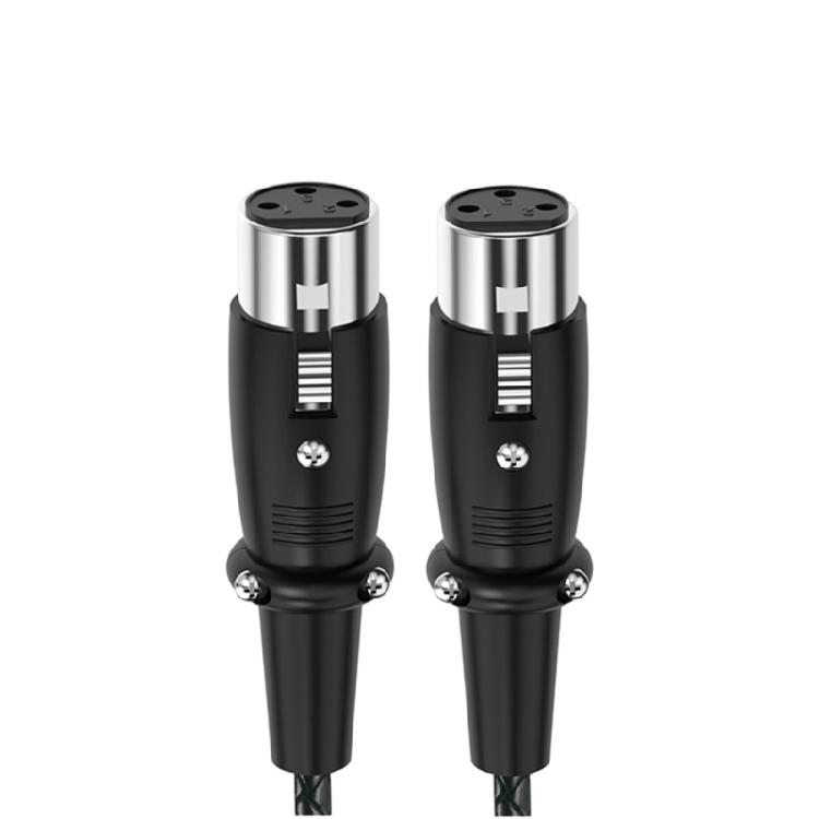 

3Pin Microphone Sound Extension Cable Adapter 3Pin Female to Female Microphone Coupler Extender Connector for Live Stream