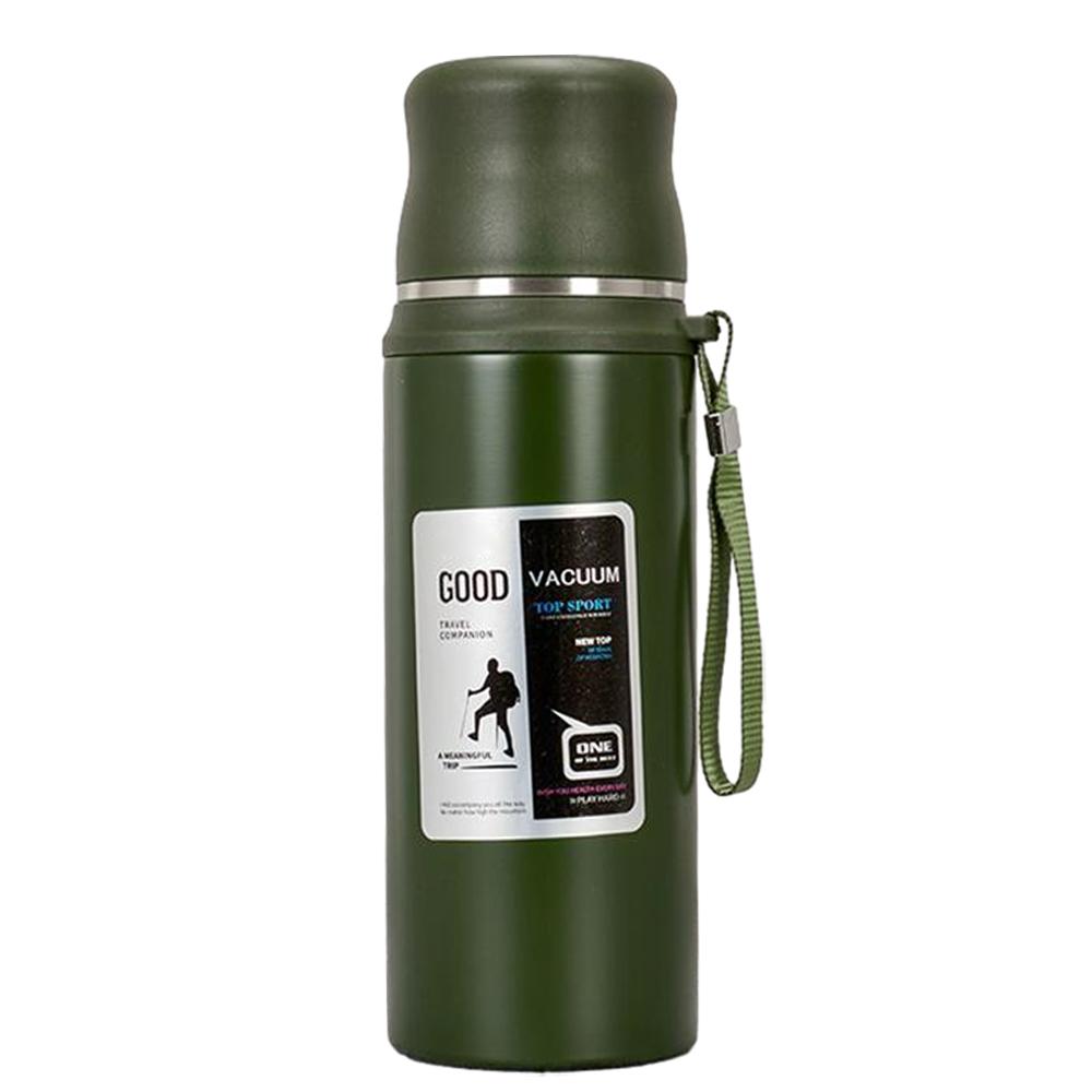 

Термос большой емкости 1000 мл из нержавеющей стали 304, термос, термос, термокружка для путешествий на открытом воздухе, бутылка для воды 1000ml зелёный