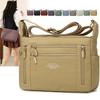 Multi-Pocket Crossbody Bag with Adjustable Strap and Spacious Interior