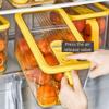 Kunststoff Kühlschrank Aufbewahrungsbox Versiegelt Stapelbar Lebensmittel Frischhaltebox Platzsparend Großes Fassungsvermögen Lebensmittel Aufbewahrungsbehälter