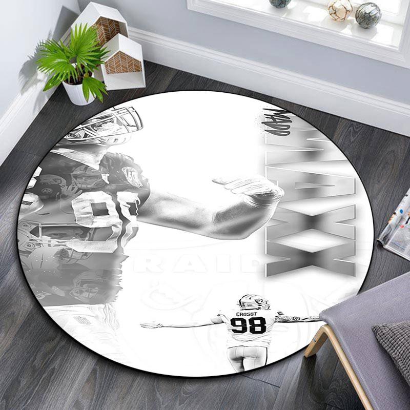 Crosby Art Pattern Round rug,Carpet Rug for Living Room Bedroom Playroom ,Non-slip Floor Mat,Holiday Gifts and Birthday Gifts.