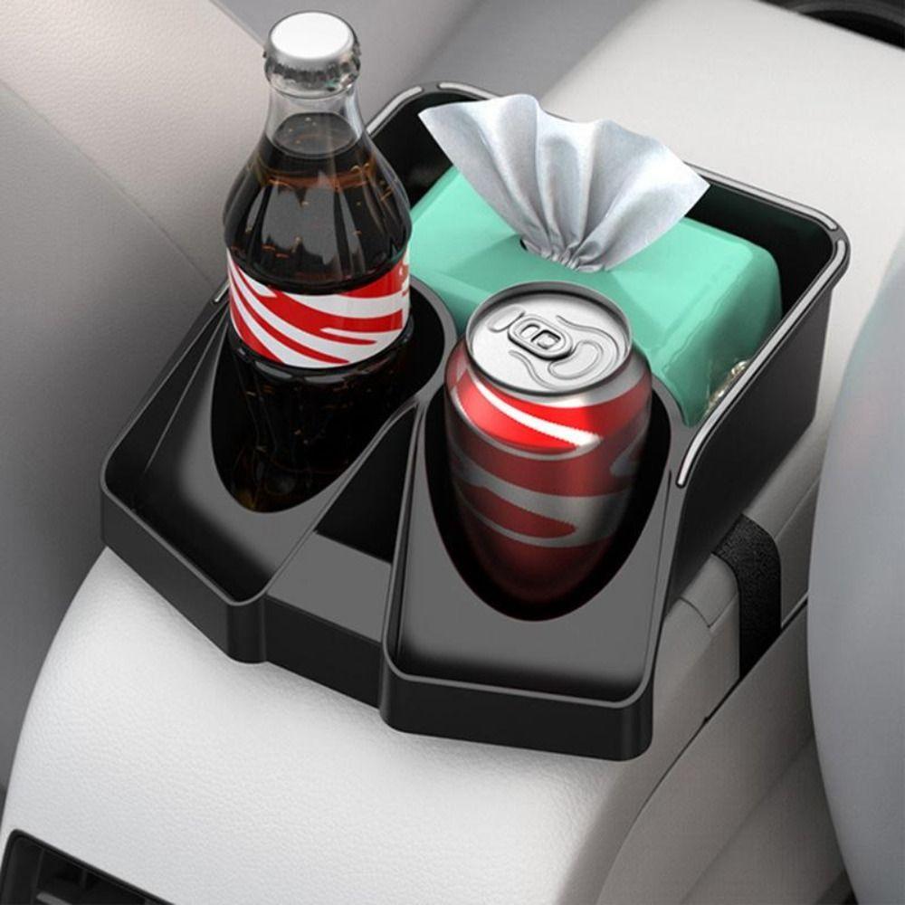 Console Storage Double Cup Holders Wear-Resistant Car Seat Organizer Automotive Cup Holders  Auto
