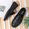 2025 direct supply new Doudou shoes men's fashion breathable casual leather shoes trendy and lightweight one-pedal lazy shoes
