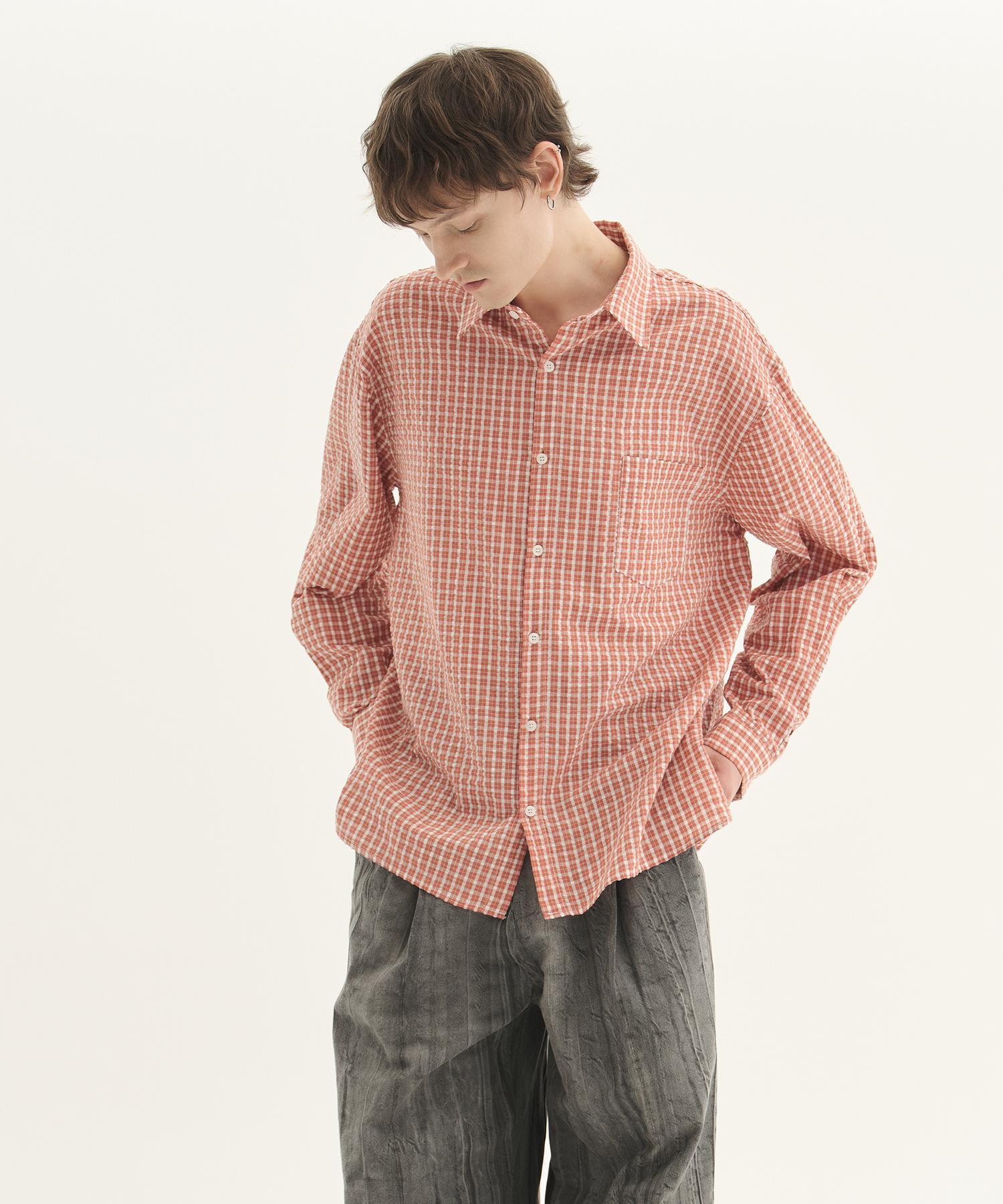Brilliant Classic Check Shirt_Red Red
