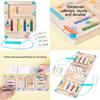 Wooden Fourcolor Maze Puzzle Game For Kids Brain Training And Logic Development