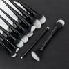 KVD Big Face Full Makeup Brush Set: 3D Concealer, Foundation, Double-Ended Eyeshadow, Loose Powder, Blending, and Setting Brushes.