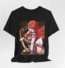 Anime-Inspired Nami, Unisex Tee, Perfect for Cosplay, Gifts, and Fans