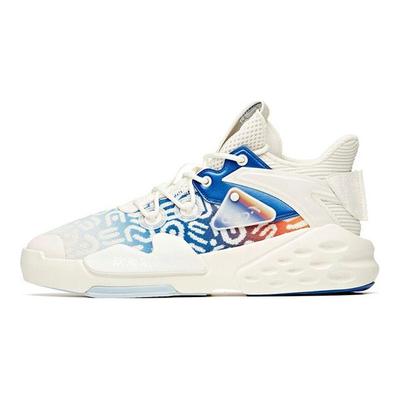 Krasse Mid-Top Sneaker Herren Sneaker Weiß Blau 912118089-1