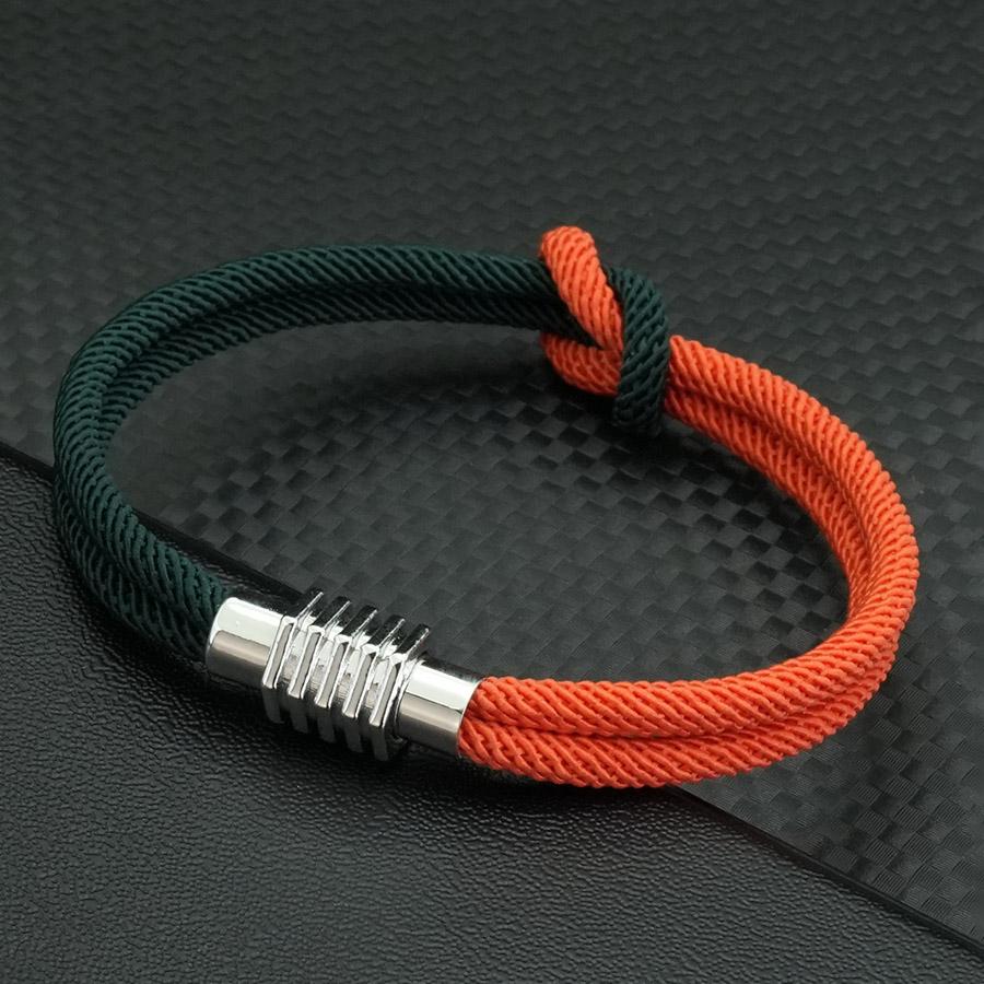 New 8 Styles Classic Contrast Color Design Men Bracelet Boyfriend Gift A Grade Rope Handmade Wrap Braslet Pulseria Hombre Joias