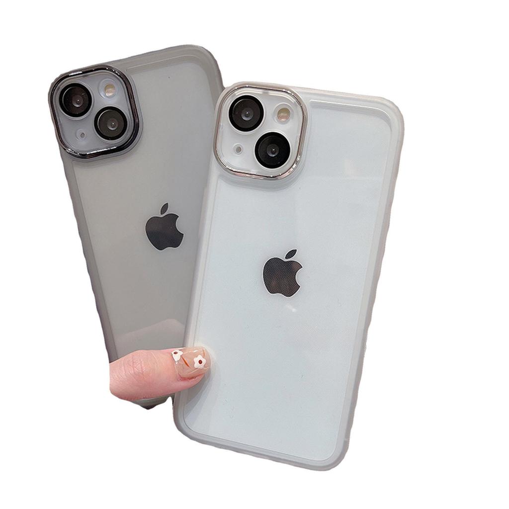 "Ultra-Thin Transparent Anti-Fall Protective Case for iPhone 15 Pro Max - Simple, All-Inclusive Design"