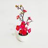 Artificial Potted Flower Tree Faux Foliage Plant for Living Room Office Decoration