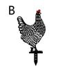 Fairy Garden Standing Chicken Rooster Statue Outdoor Stakes Yard Sign Ornaments Decor Acrylic Hen Yard Outdoor Lawn Garden Decor
