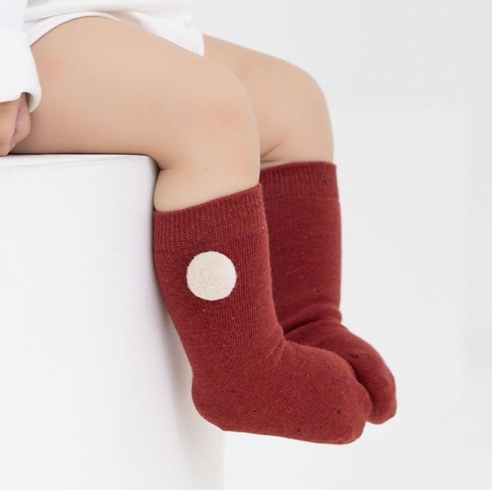 Red Compression Stocking Sweat-absorbing Princess Socks New Middle Tube Socks  Toddler Girl