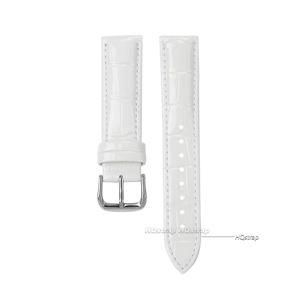 Leather Calfskin Strap 16mm 18mm 20mm 22mm Slub Pattern Watchband for Women Men Sport Watchband 12 14 19 21 24mm Universal Belt