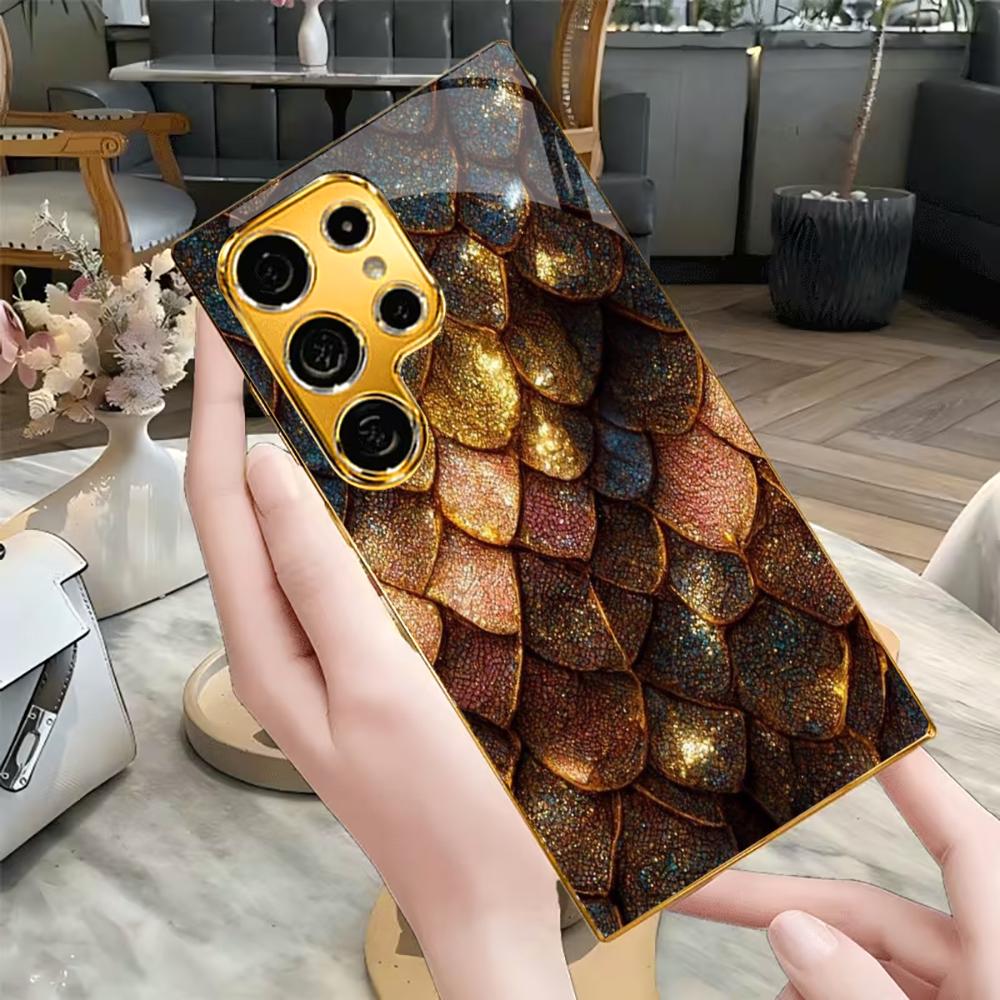 New Bestseller model Luxurious PhoneCase Electroplated Glass PhoneCase for Samsung Galaxy S26 S25 S24 S23 S22 S21 FE,Ultra,Plus