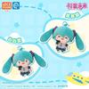 בובת קטיפה חדשה של HATSUNE MIKU קוואי תסרוקת סוס זורקת Fufu תליון היקפי כפול תסרוקת סוס בובת Fufu מתנות יום הולדת צעצועים