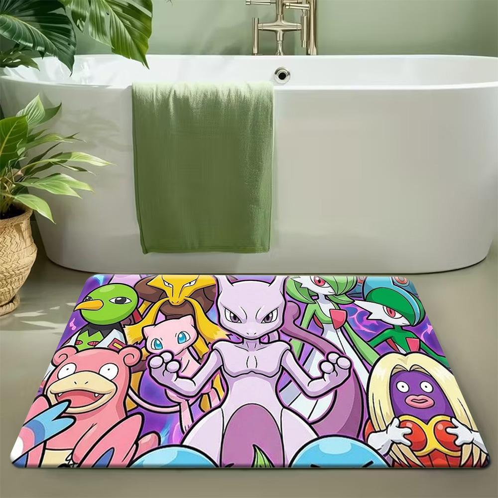 Lucario Stormy Ocean Adventure Print Non-Slip Floor Mat Doormat 40x60cm
