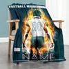 Rugby Style45 Customize Text Blanket Gift Personalized Blanket Comfortable Perfect for Couch Picnics Office Chair Nap Ideal for All Seasons