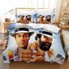 3D Customisable Bud Spencer Terence Hill film star Bedding Set Printed Bed Duvet Cover Sheet Pillowcase Bed Full Queen King Size