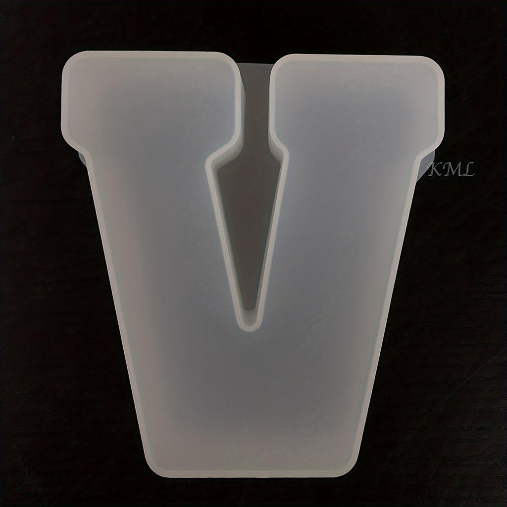 26 Stück Silikonform für englische Buchstaben, 10 Silikonformen für Ziffern, 26 Buchstaben- und Zahlenformen Handgefertigter Buchstaben-Harzguss