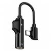 Usb-C Headphone Adapter 2 In 1 Aux Cable Type C Audio Splitter Audio Adapter Type C To 3.5mm Jack