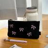 Fashionable Ballet Embroidery Pencil Bag, Multilayered Organizers Portable for Students and Professional Daily Use