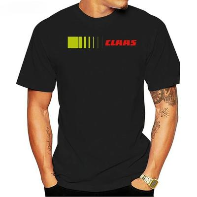 Claas marškinėliai ĮVAIRIŲ DYDŽIŲ IR SPALVŲ Tractor Farming Vyriški prekės ženklo Teeshirt Vyrai Vasariniai medvilniniai marškinėliai Vyriški
