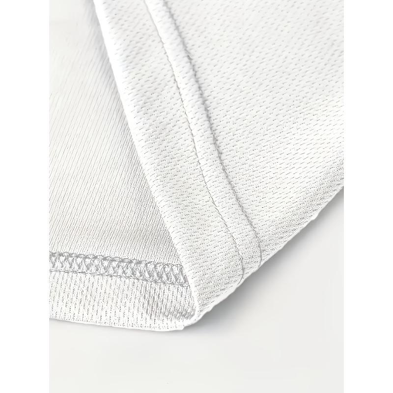 European sizes Men's Short Sleeve T-Shirt with 2D All-Over Print Breathable Fabric - Round Neck Casual Summer Gym & Travel Wear, Smart-Casual Shirts