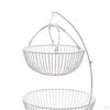 Creative 2-Tier Fruit Basket Bowl Storage Shelf Display Standing Multipurpose for