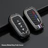 Heavy Metal Key Fob Cover, Compatible With Toyota Tundra   2024 2025, Fit For Corolla Cross Venza Sequoia Etc, Zinc Alloy Fob Case With Carbon Fiber