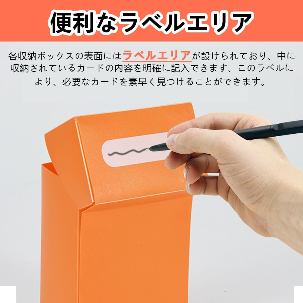 LIKENNY Deck 10 Compartments with Card Hard Trading Card Magnetic 5 Colors Case, Box, Storage, Separators, Case, Case, Appraisal, Storage, Loader,