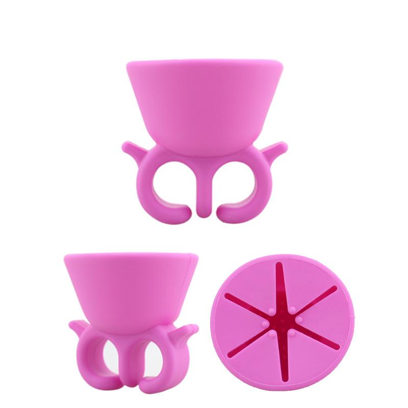 Silikon-Nagellack-Flaschenhalter, tragbarer Halter, Nagelhilfe