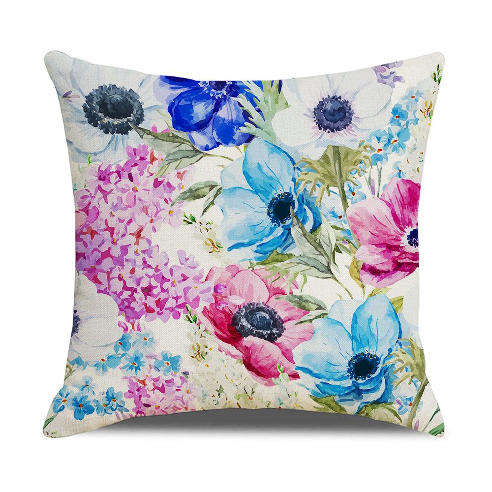Ins Nordic Tropical Plant Pillow Cover New Home Furnishings Office Lumbar Cushion Pillow Cover