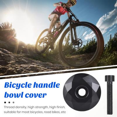 31.8MM Bicycle Headset Top Cap with Bolt CNC Aluminum Alloy MTB Mountain Road Bike Front Fork Stem Top Cover Bike Accessories