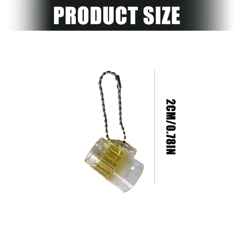 Small Beer Bottle Keychain Sturdy Resin Materials For Everyday Use