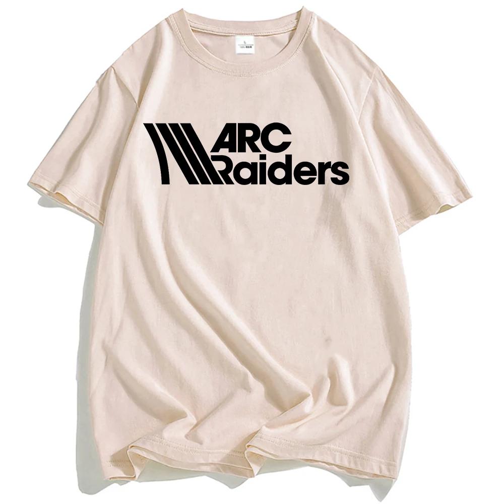 Game ARC Raiders Printing Tshirt Oneck Short Sleeve Cotton Male Tshirts Unisex Streetwear Loose Casual Men Women T Shirt Tees