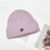 Sweet and Cool Love Embroidery Knitted Wool Hat Children's Autumn and Winter Cold Protection Hat Ear Protector Baotou Cold Hat Tide