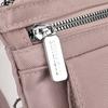 Bolso Cruzado Compacto de Nailon para Mujer – Diseño Ligero y Resistente al Agua con Placa Metálica con Logo y Múltiples Bolsillos, Ideal para el Uso Diario