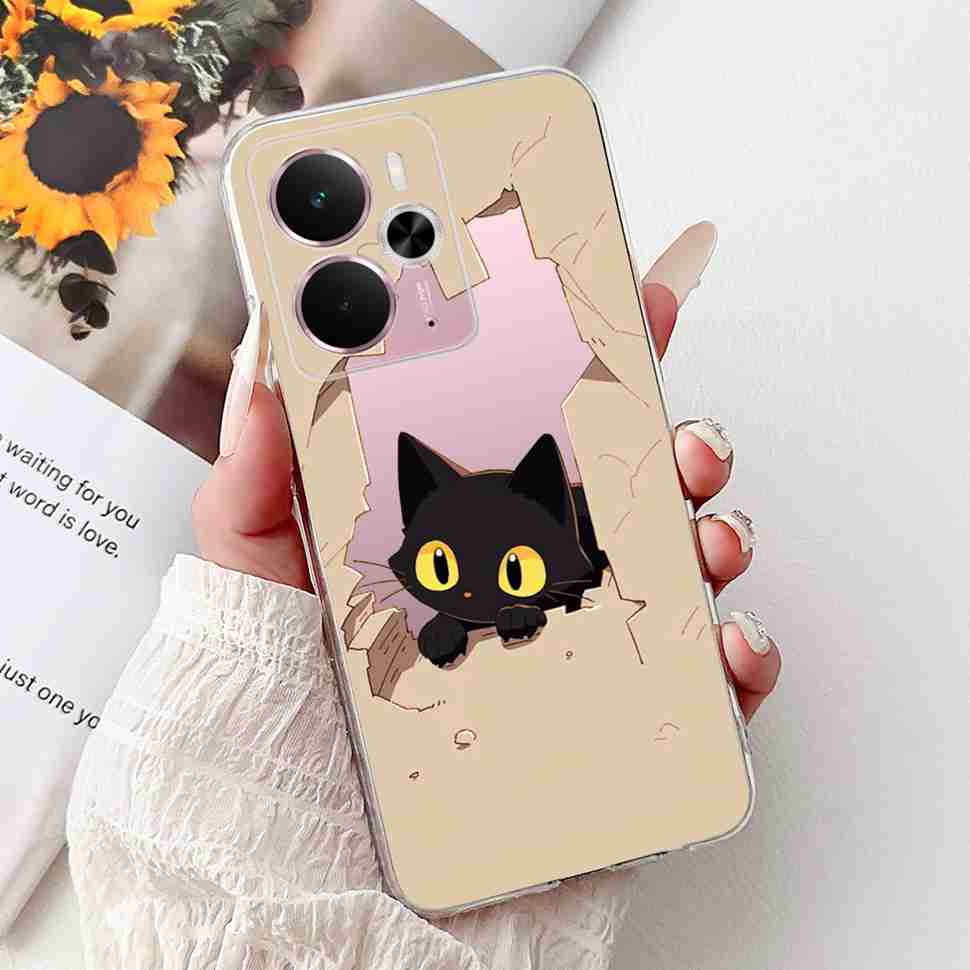 Bumper Clear Case For Realme 14 5G Soft Transparent Cases Silicone Shockproof Cover For Realme 14 14X Pro Realme14Pro Fundas