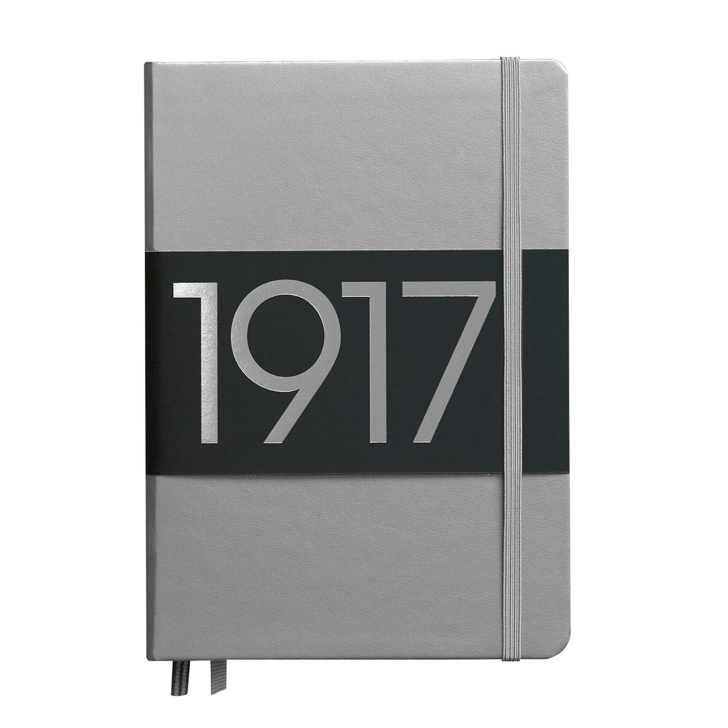 

Leuchtturm A5 Notebook with Dotted Grid, Silver, 355678, Officially Imported