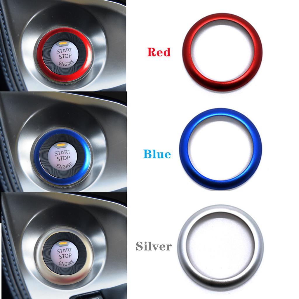 Car Engine Start Stop Decoration Ring Sticker Fit For Nissan Qashqai J11 Juke Lafesta Murano X-Trail Cima Auto