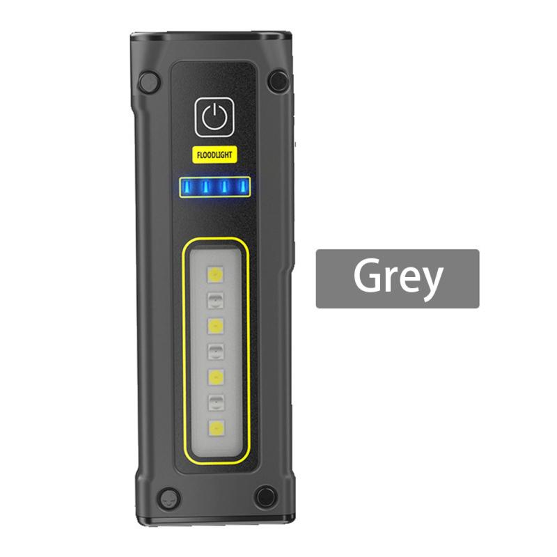 Mini Dual Light Source Flashlight Type-c Fast Charging Multi-function Working Light With Magnet