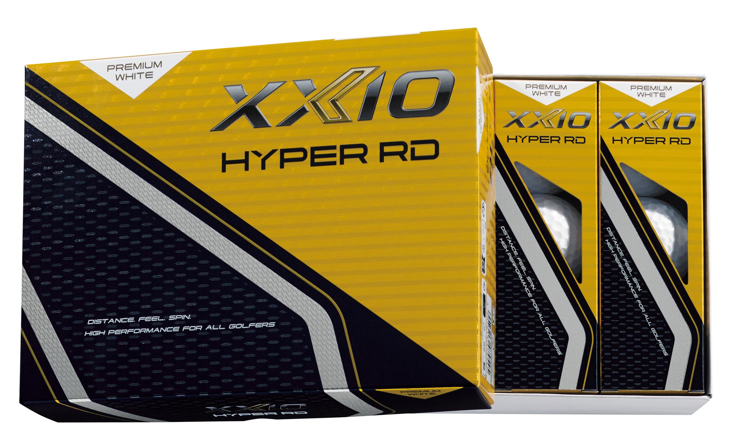 

Dunlop XXIO HYPER RD Golf 2025 1 Dozen Premium White Balls, Model, (12 Balls),