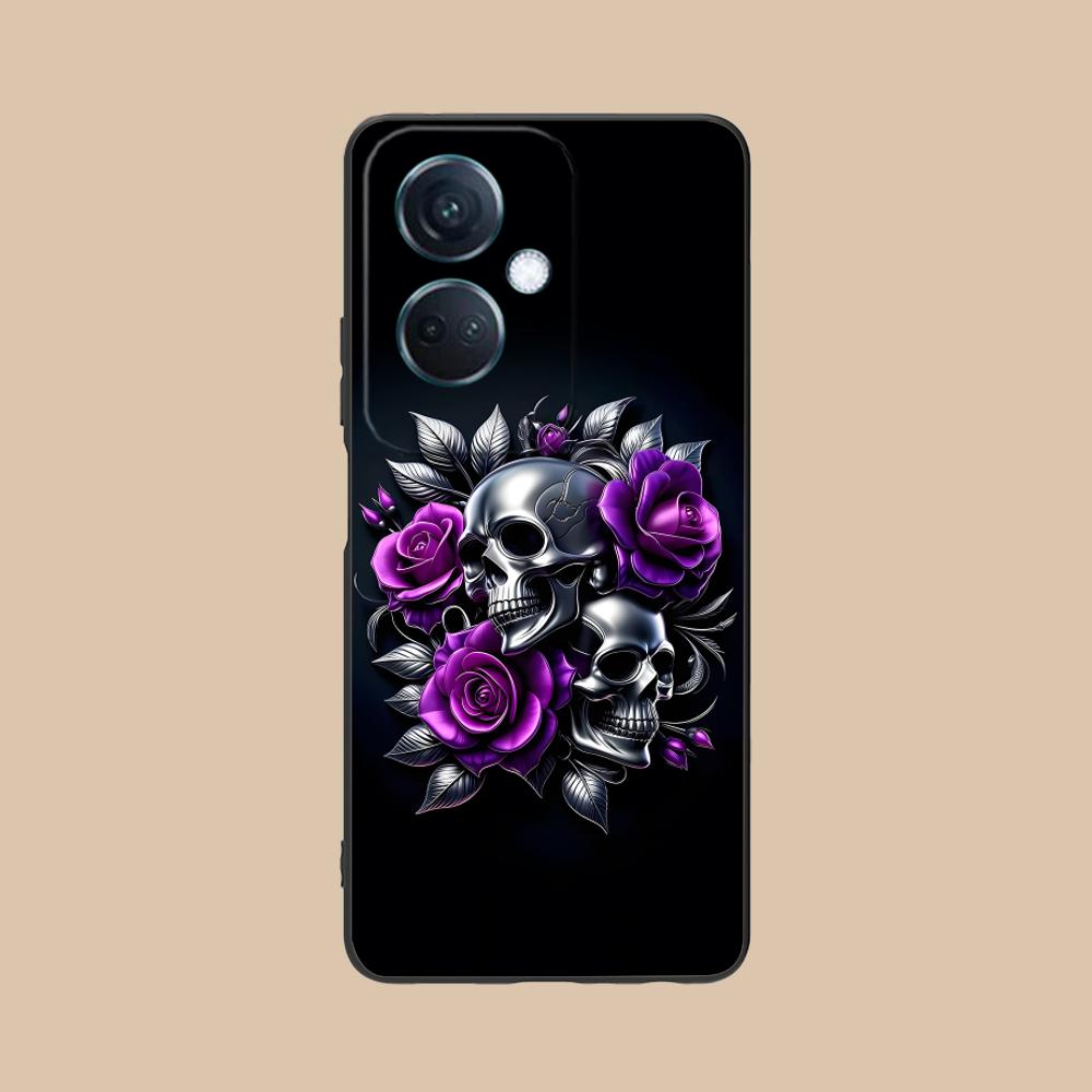 

Silver Skull Matte TPU Mobile Phone Case for OPPO Find X9 X8 X7 X6 X5 X3 X2 Plus s Pro Ultra Lite Colorful Printing Cover OPPO Find X2 Pro