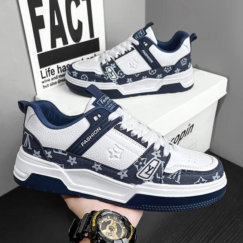 Sapatos de Plataforma Versáteis e Confortáveis para Homem, Estilo Coreano Moderno, Sapatos Casuais Esportivos, Nova Chegada, Verão, Calçado Masculino da Moda