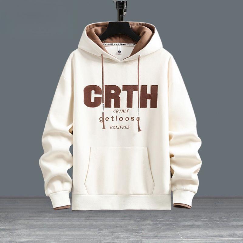 

Хлопковая толстовка-костюм с флисовой подкладкой Woodpecker для подростков - Длинный рукав, Идеально для весны-зимы XL for 50-59 kg